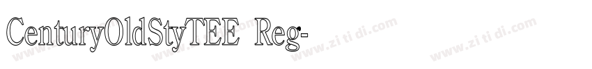 CenturyOldStyTEE Reg字体转换